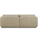 Ver mais imagens de Sofá 3 Lugares para Sala de Estar Living Orgânico 216cm Eliot L06 Couro Bege Areia - Lyam Decor