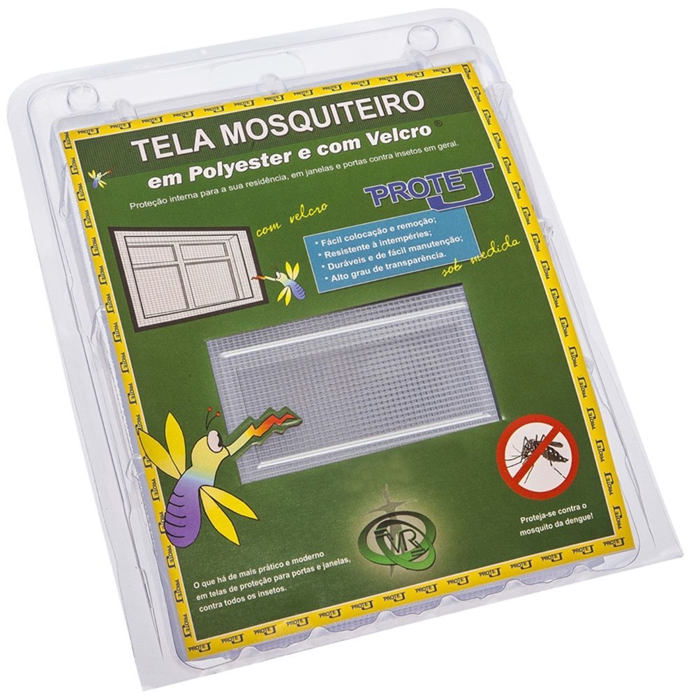 Tela Mosquiteiro Cinza com Velcro - VICTORIA REGGIA - 2