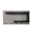 Ver imagem 1 de Porta Chaves Organizador com Prateleiras Clássico de Parede - Brancopreto