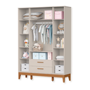 Ver imagem 6 de Quarto de Bebê Guarda Roupa + Cômoda Infantil 4g Areia Flip