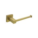Ver imagem 1 de Papeleira Suporte Porta Rolo Papel Higiênico Gold Fosco Dourado Metal Luxo