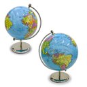 Ver imagem 4 de Enfeite Decorativo Globo Terrestre Grande 34cm