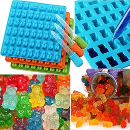 Bandeja de Silicone Walfos, Molde de Urso em Forma de Goma Urso para Doces e Gelatina, Colorido - 2