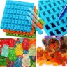 Bandeja de Silicone Walfos, Molde de Urso em Forma de Goma Urso para Doces e Gelatina, Colorido - 2