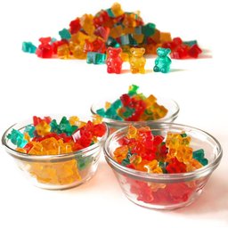 Bandeja de Silicone Walfos, Molde de Urso em Forma de Goma Urso para Doces e Gelatina, Colorido - 3