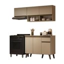 Ver imagem 4 de Armário de Cozinha Compacta Atlanta Petit carraro Amêndoa