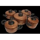 Ver imagem 2 de Conjunto 5 Panelas de Alumínio