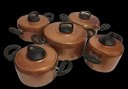 Ver imagem 2 de Conjunto 5 Panelas de Alumínio