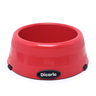 Comedouro Cães e Gatos Tigela Elevada Resistente Vasilha Plástico Nobre Pés Antiderrapantes Vermelho - 1