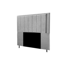Cabeceira Opala Cama Box King 193cm Linho Cinza - SSX Multicoisas - 3