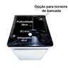 Tanque de Lavar Roupa de Fibra 20l com Suporte para Torneira de Bancada Tanque:preto - 4
