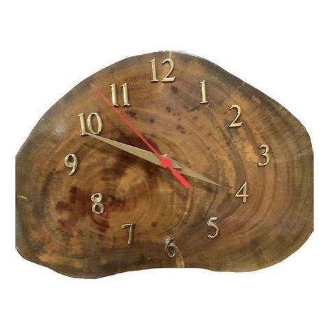 Relógio Rústico de Madeira Artesanal de Parede de Mesa:modelo 2/madeira