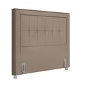 Ver imagem 1 de Cabeceira Cama Box Casal Queen 160cm Paolla P02 Sintético Bege - Mpozenato