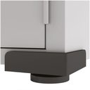 Ver imagem 6 de Armário Aço Escritório Fechadura 4 Prateleiras Ea301 Azul