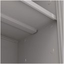 Ver imagem 5 de Armário Aço Escritório Fechadura 4 Prateleiras Ea301 Azul