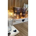 Ver imagem 2 de Bandeja Decorativa Coração com Alça em Couro Bandeja Clean