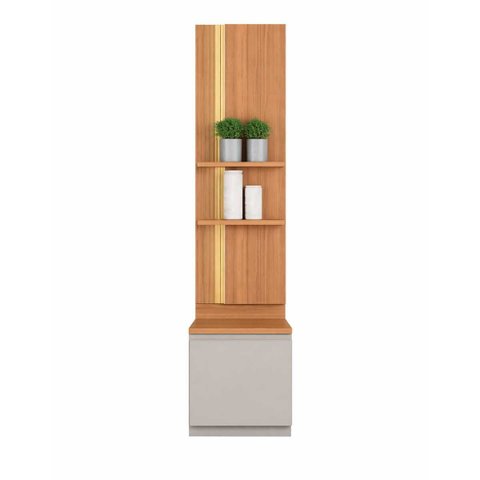 Modulo Lateral com Led 1 Porta Prateleira Esquerda Direita