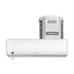Ar-condicionado Split Inverter 12000 Btus Agratto Hi Wall Só Frio Lcst12f-02i 220v - 2