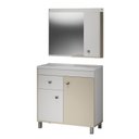 Ver imagem 2 de Conjunto de Banheiro Berton Gales 0,80cm Br/nude