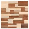 Piso Cerâmico Acetinado Borda Bold Taboeiro Marrom 50X50Cm - 2