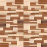 Piso Cerâmico Acetinado Borda Bold Taboeiro Marrom 50X50Cm - 5