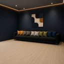 Ver imagem 2 de Piso Vinílico em Manta PVC 0,7mm Antiderrapante 10m² Imita Madeira Fosco Carvalho-Canela