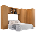 Ver imagem 2 de Dormitório Modulado Dallas 8 Peças Cinamomo - Benetil