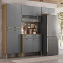 Ver imagem 1 de Cozinha Completa Compacta 4 Peças com 10 Portas Moderna