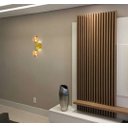 Ver imagem 5 de Arandela Moderna Jabuticaba Dourada 2 Globos Bola de Vidro Arevo Iluminação FUMÊ