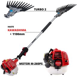 Derriçadeira Kawashima Para Colher Café Com 01 Óleo Lubrificante Castrol Stihl 2 Tempos - 4
