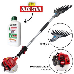 Derriçadeira Kawashima Para Colher Café Com 01 Óleo Lubrificante Castrol Stihl 2 Tempos