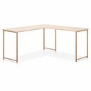 Ver imagem 2 de Mesa em L sem Prateleira Office em MDF Estilo Industrial Klm Store