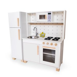 Kit Cozinha Infantil com Geladeira Eita Casa Perfeita Branco