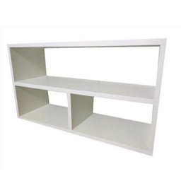 Nicho Organizador para Banheiro Cozinha Sala Quarto Despensa 50x30x10 - Branco Tx - 2