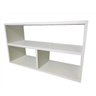 Nicho Organizador para Banheiro Cozinha Sala Quarto Despensa 50x30x10 - Branco Tx - 2
