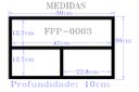 Ver imagem 3 de Nicho Organizador para Banheiro Cozinha Sala Quarto Despensa 50x30x10 - Branco Tx