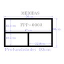 Ver imagem 3 de Nicho Organizador para Banheiro Cozinha Sala Quarto Despensa 50x30x10 - Branco Tx