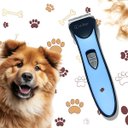 Ver imagem 2 de Máquina de Tosa Recarregável Aiker Ag-097 para Cães e Animais de Várias Raças - Azul