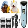 Máquina de Tosa Recarregável Aiker Ag-097 para Cães e Animais de Várias Raças - Azul - 4