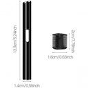 Ver imagem 3 de Mini Depilador Elétrico Sobrancelhas Buço Caneta Preta - Depiladora