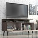 Ver imagem 3 de Rack para Tv até 50" Macaé com Pes Retro Chocolate/off White