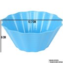 Ver imagem 2 de Kit 12 Tigela Pote Cumbuca Colorida Sobremesa Reutilizável