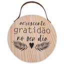 Ver imagem 1 de Quadro Decorativo Madeira Pinus Frase Inspiradora 28 X 28 Cm
