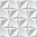 Ver imagem 2 de Papel de Parede Autocolante 3D Branco e cinza 10m