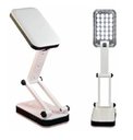 Ver imagem 2 de Luminária Portátil Abajur Mesa 24 Led Dobrável Recarregável Branco