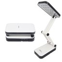 Ver imagem 1 de Luminária Portátil Abajur Mesa 24 Led Dobrável Recarregável Branco