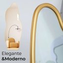 Ver mais imagens de Espelho Orgânico 100x40cm Moldura Abs Dourado