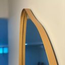 Ver imagem 3 de Espelho Orgânico 100x40cm Moldura Abs Dourado