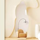 Ver imagem 7 de Espelho Orgânico 100x40cm Moldura Abs Dourado
