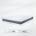 Ver imagem 7 de Colchão King Premium Bf Ice Espuma Nasa 193x203cm Bf Colchões